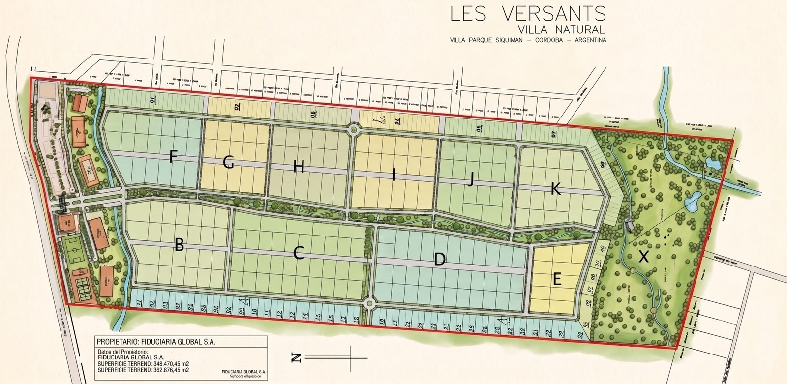 Master Plan: Les Versants, distrito residencial Vertientes